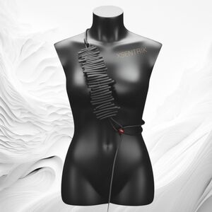 NOT FOR SALE Versatile Accordian Body Adornment ▪︎ Black ▪︎ Lightweight